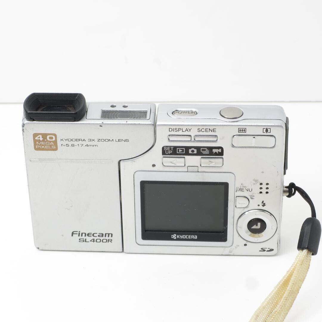 Kyocera Finecam SL400R Silver Working Japan | eBay