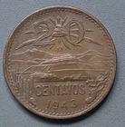 1943 Mexico 20 Centavos Silver — photo from another recent sale