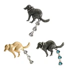 Elegant Alloy Dog Poop Brooch Creative Lapel Pin Jewelry For A Touch Of Whimsy