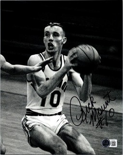 RICK MOUNT SIGNED 8X10 PHOTO BECKETT BAS COA PURDUE BOILERMAKERS 4
