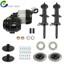 48V 1000W 40" Rear Differential Axle kit Electric Motor For Go Kart Golf Cart