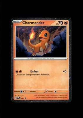 SV: Scarlet & Violet Promo Cards #047 Charmander Cosmo Holo