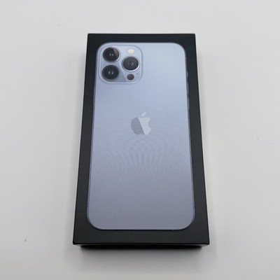 Original Apple Empty Box for iPhone 13 Pro Max, Sierra Blue (Only Box)