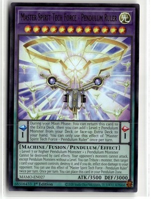 Magnificent Monsters #MAMO-EN027 Master Spirit Tech Force