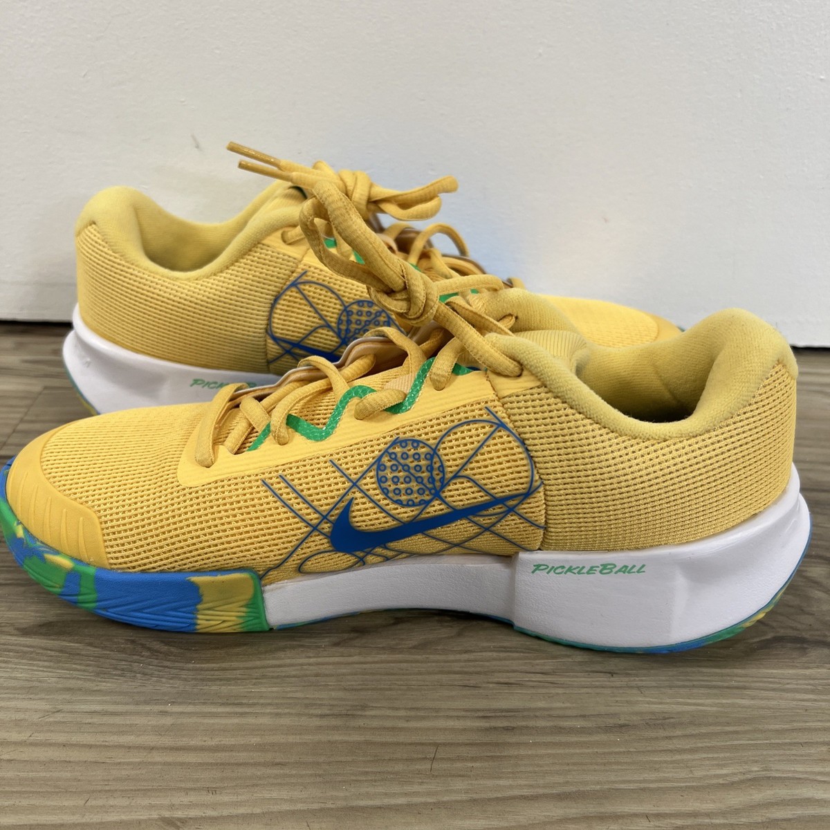 Nike Zoom Challenge 1 PickleBall Shoes Yellow Women's Size 7.5