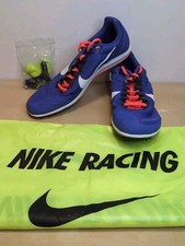 Women  s Nike Racer Zoom Rival D distance Running Spikes sz 9.5 Purple