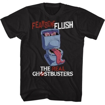 Maglietta Uomo The Real Ghostbusters - Simbolo Fantasmi - T-Shirt Nera Manica Corta - Foto 4