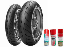 120/70-17 180/55-17 METZELER M7 RR COPPIA GOMME PNEUMATICI DOT 2025 + 3 SPRAY