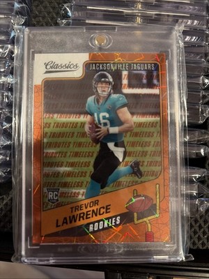 2021 Classics Trevor Lawrence Premium Orange 3/10 Timeless Tribute Rookie RC 151