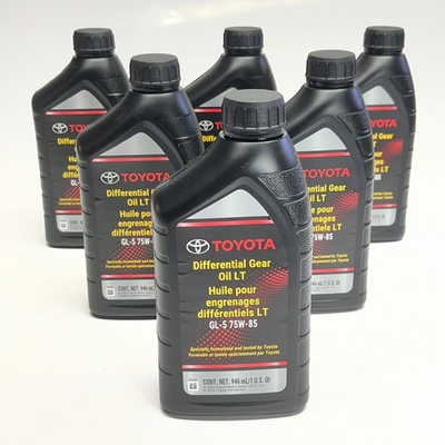 #ad TOYOTA 6 PACK Differential Gear Oil LT SAE 75W 85 1 qt. 128612 $123.20