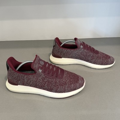 Peter Millar Hyperlight Apollo Sneakers Men's 11 Claret Knit Slip On Casual