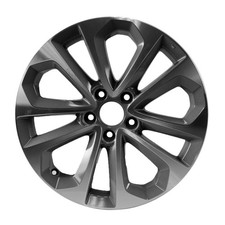 18x8 5 Double Spoke Alloy Wheel Machined Painted Medium Charcoal Metallic 18x8 5 Double Spoke Alloy Wheel Machined Painted Medium Charcoal Metallic