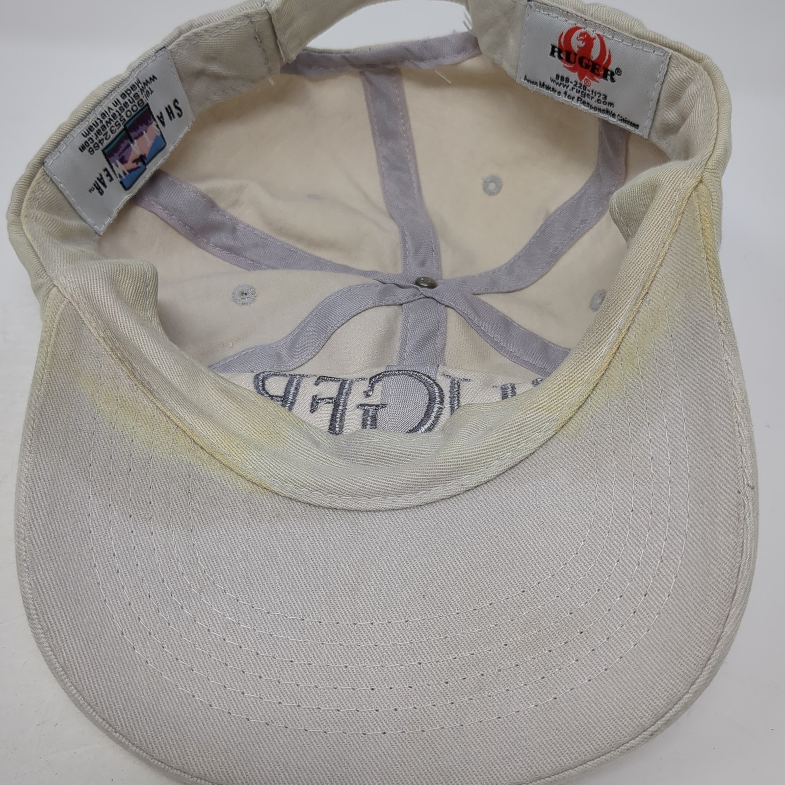 Ruger Strapback Baseball Cap White One Size Adjus… - image 7