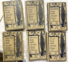 Every Child Should Know Book Set 6 Birds Heros Fairytales Songs Stories Heroines