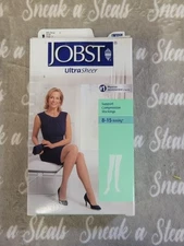 Jobst Ultra Sheer Thigh High 8-15mmhg Size Small Beige