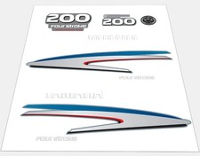Yamaha 200 HK Four Stroke Påhengsmotor   Klistremerker Sticker Set Reproduce