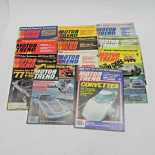 1976 MOTOR TREND MAGAZINE LOT OF 11 ISSUES CUSTOM RACING PERFORMANCE CAR REPAIRS