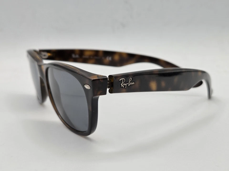 Ray Ban Sports   RB 2132 New Wayfarer  Eyes Glasses  Italy  52 18 145 With  Box - Image 2 of 4