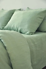 Sage green duvet cover