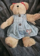 Boyds Bear Henrietta MacDonald 10" 2001 Retired Fully Jointed Dressed Teddy Bear