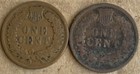1900 & 1906 Indian Head Pennies (2) – Vintage Early 1900s US Coins — photo 2