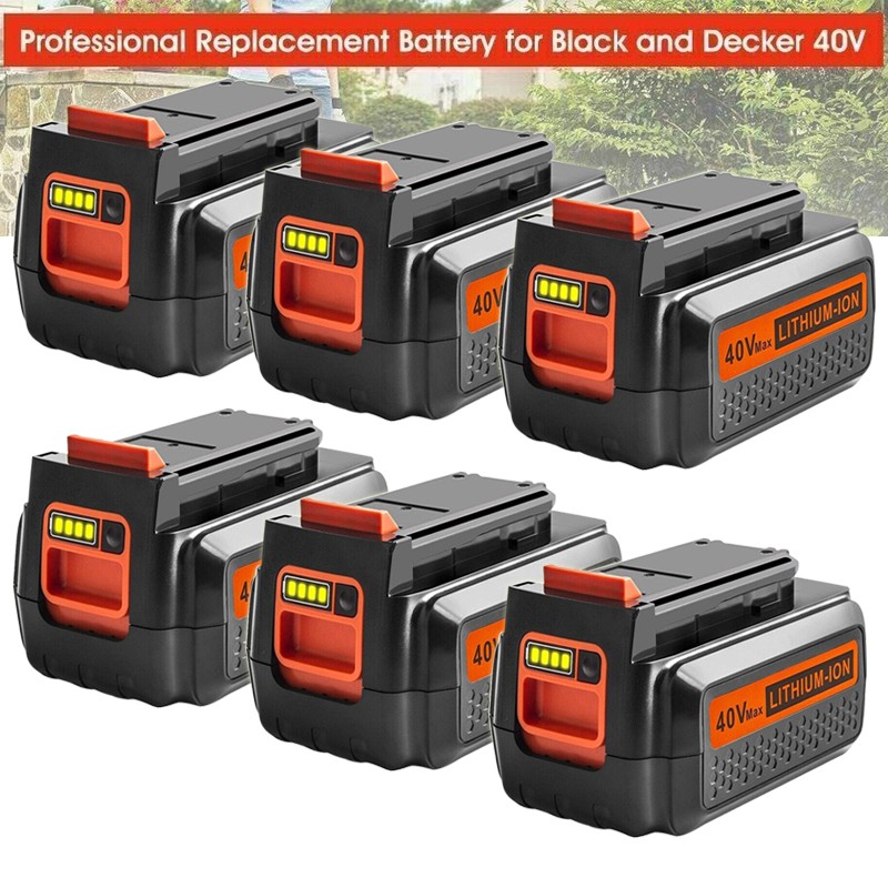 40 Volt for Black and Decker 40V 5.0Ah Max Lithium Battery LBXR36 LBX36/Charger