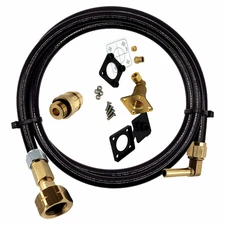 LPG European Gas Bottle Refill Kit Non Return Valve Euronozzle Adaptor 2Meters