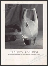 Lenox 1980s Magazine Print Advertisement 1989 Fanlight (Not the product)