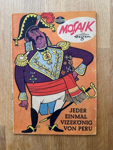MOSAIK VON HANNES HEGEN - DDR - NUMMER 74