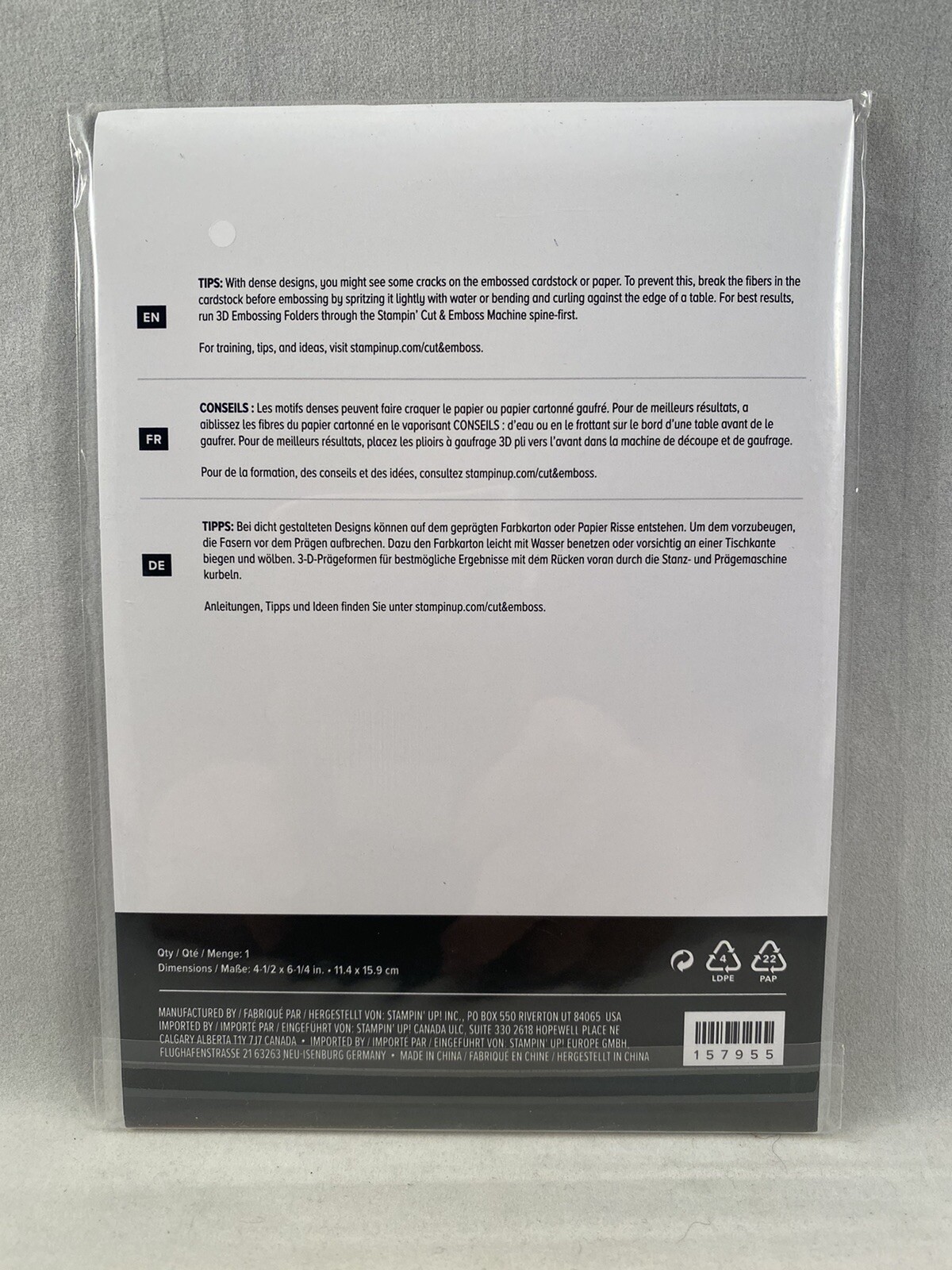 HIVE 3D Embossing Folder Bees  Hexagon A23