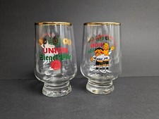 2x Bierglas / Fu&szlig;ballweltmeisterschaft 1974 / Union Siegel-Bils / 0,25 l
