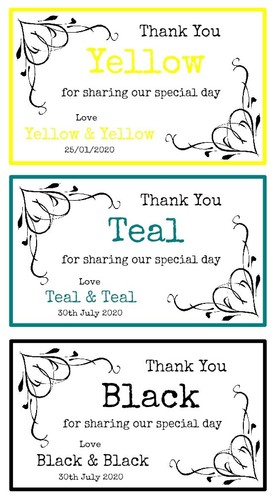 Personalised Childrens Kids Wedding Activity Pack Party Favour Box - Picture 9 of 11