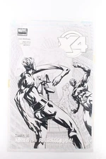 X-Men/Fantastic Four #3 Original Art Cover Pat Lee, Rob Armstrong