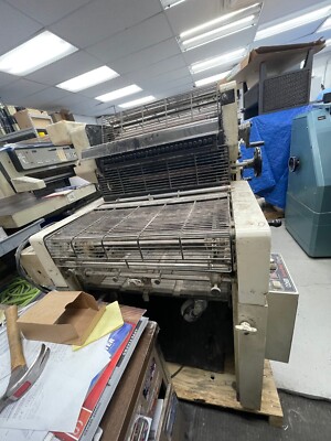 Multi 1860 GPC Wide Format two color press with extras LOOK SAVE