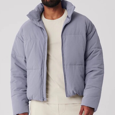 Alo Yoga Stretch Woven Street Puffer Fog M | eBay