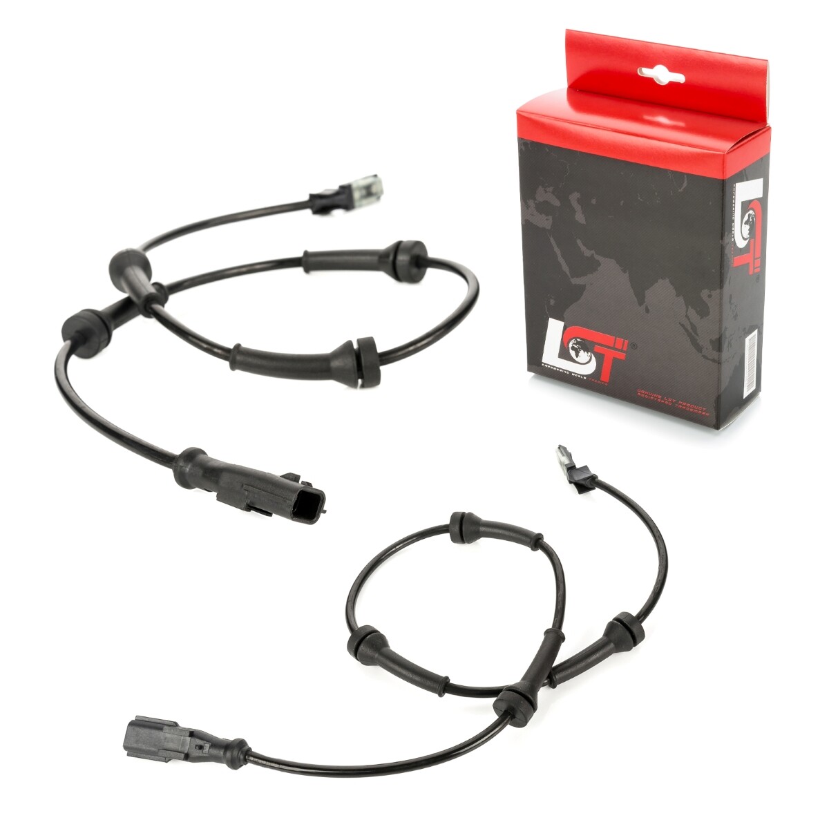 2x ABS Sensor Speed Sensor Set Front for VAUXHALL OPEL VIVARO A from 2009