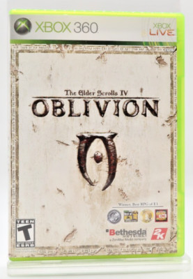 The Elder Scrolls IV Oblivion (Xbox 360, 2006) Used Complete