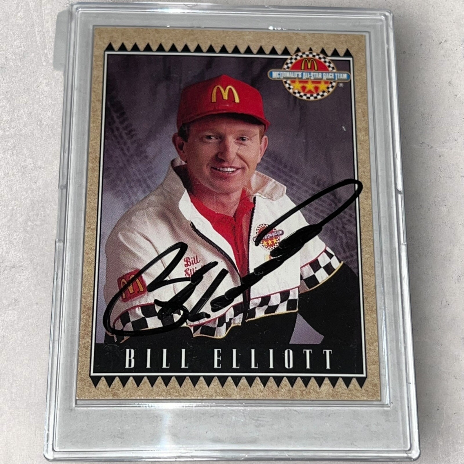 VINTAGE 1992 MAXX MCDONALDS NASCAR signed 36 card SET Earnhardt Allison Kulwicki view 6