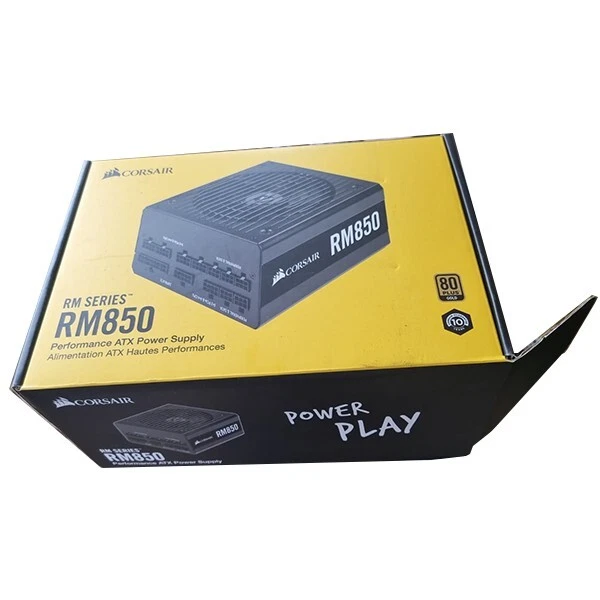 Corsair RM850 Desktop 850 Watt ATX Power Supply Black 12 PIN Power efficient - Image 3 of 3