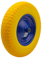 Schubkarrenrad Ersatzrad Vollgummi 4.80/4.00-8 Reifen 12Mm Achsloch