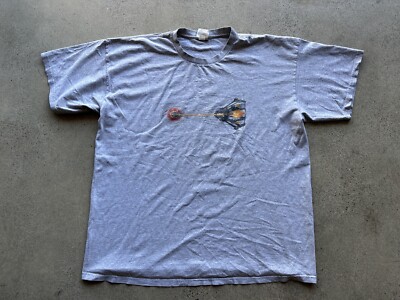 RARE Vintage Nike Air Station Space Laser Futuristic Alien Tech T-Shirt  Size XXL