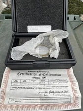 Quartz Optical Flat: 2" Diameter Edmund Scientific 1/10 Wave in case