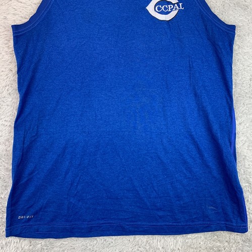 Nike Basketball Blue CCPAL Customised Workout Vest Tee Size Women's Large L - Picture 6 of 15
