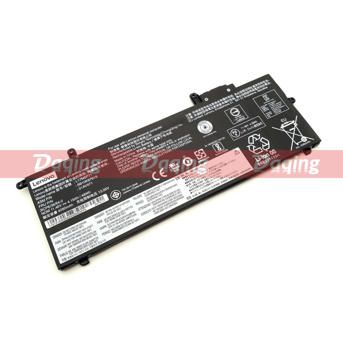 New Original 01AV471 01AV470 L17L6P71 L17M6P71 Battery for