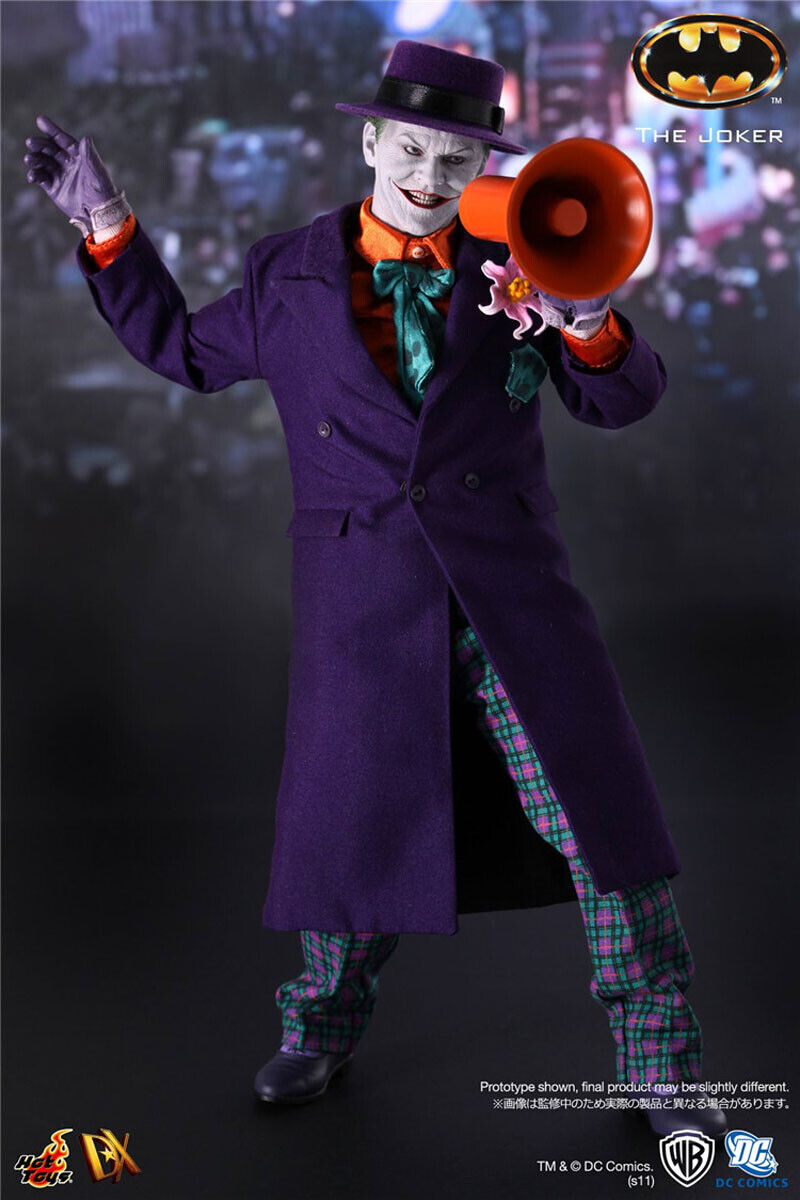 HotToys 1/6 DX08 1989 Batman Joker Jack Nicholson Action HotToys 1/6 DX08 1989 Batman Joker Jack Nicholson Action