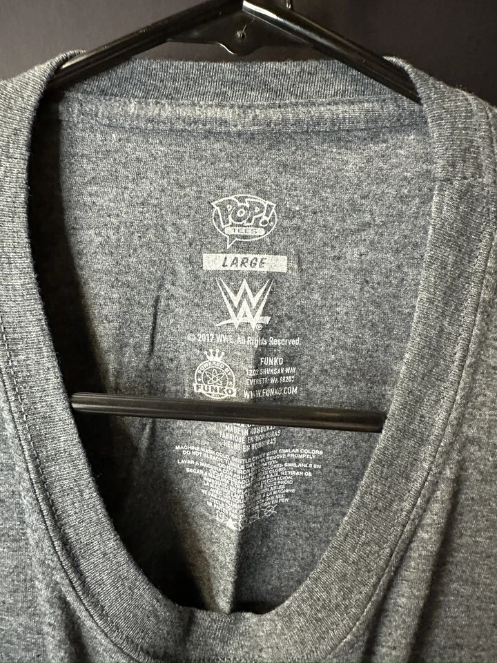 WWE T-Shirt "Ultimate Warrior vs Andre The Giant" Funko Pop T-Shirt Size Large - Image 2 of 3