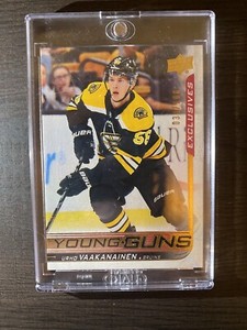 URHO VAAKANAINEN 2018-19 Upper Deck hockey #468 Young Guns Exclusives RC #d/100