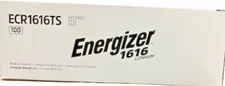 100 Energizer CR1616 55mAh 3V Lithium LiMnO2 BATTERIES-Free Tracking EXP 05/2030