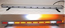 50 Amber Warning Led Light Bar Tow Truck Police Cars W Brake Tailturn Signals