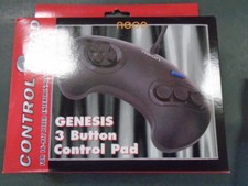 Sega Genesis 3 Button Controller Game Control Pad New in box by Innovation Neon